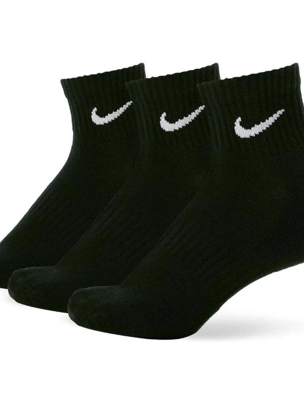 Nike Unisex Adult Everyday Cushioned Training Ankle Socks 3-Pack | Mens and Wome